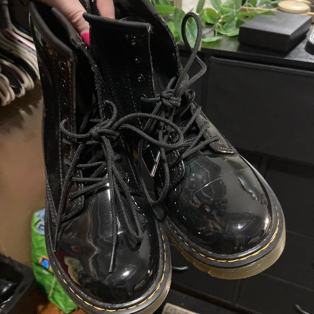 Dr. Martens Kids Black Boots